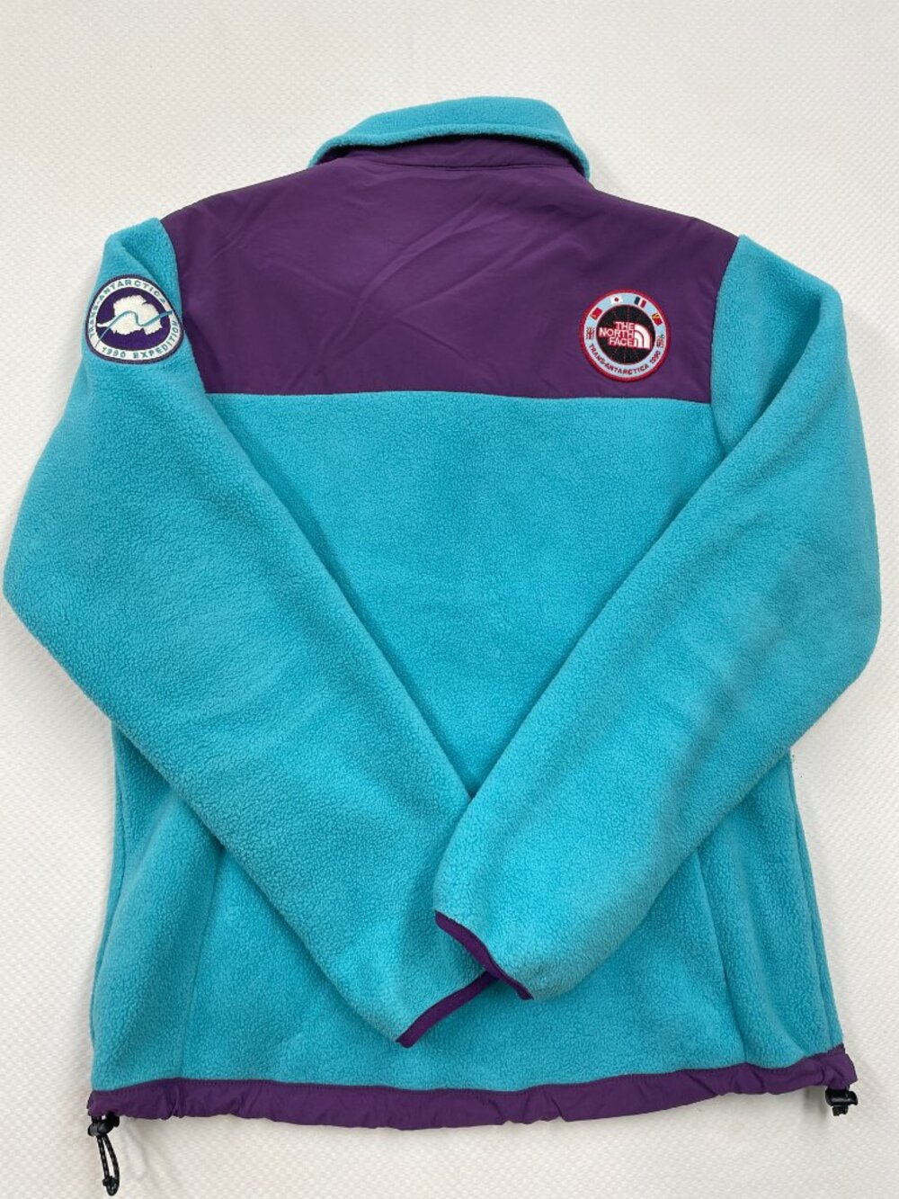 The North Face Trans-Antarctica Polartec Fleece Jacket Turquoise Purple Womens M - Picture 13 of 13